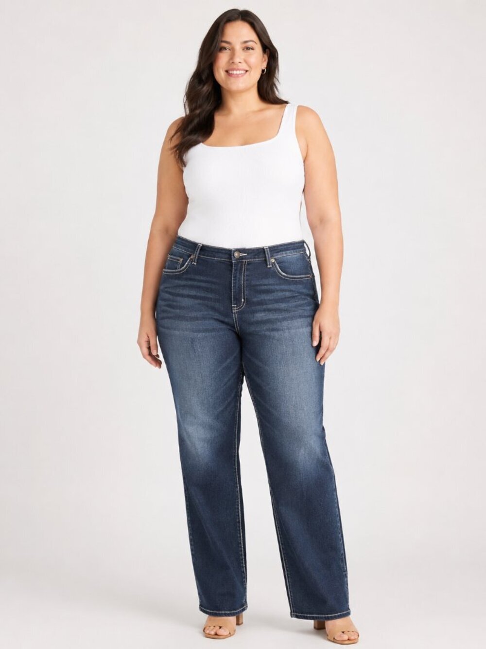 Cato Dark Wash Jeans Plus Size 20W Straight Leg